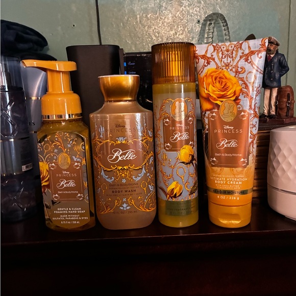 Disney Other - Disney Princess Belle Body Set - Fragrance -Body Cream -Body Wash - Hand Soap